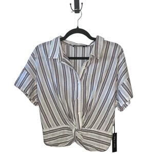 Doe & Rae Striped Button-Down Shirt - NWT